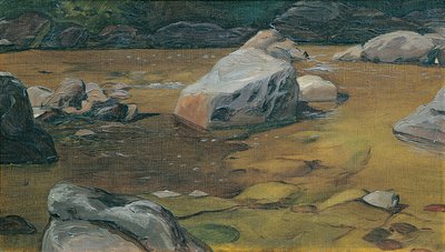 sziklák a patakban alkotó: Anton Josef von Kenner