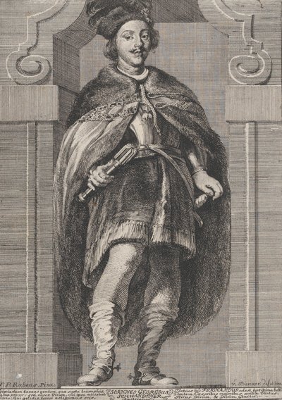 Infante Ferdinánd osztrák bíboros portréja, 1728. alkotó: Anton Joseph von Prenner