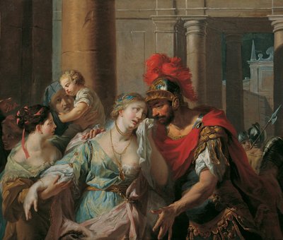 Hector búcsúja Andromache-tól alkotó: Anton Kern