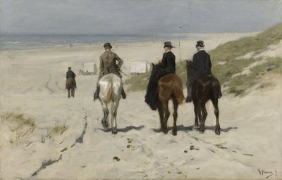 Reggeli lovaglás a tengerparton alkotó: Anton Mauve