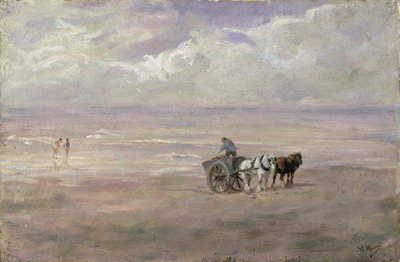 A tengerparton (olaj, fa) alkotó: Anton Mauve