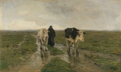 Legeltetés. Valószínűleg az 1880-as évek alkotó: Anton Mauve