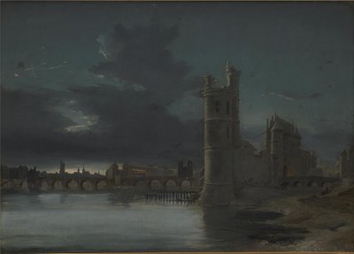 Tour St. Jacques és Notre Dame, Párizs. Este alkotó: Anton Melbye