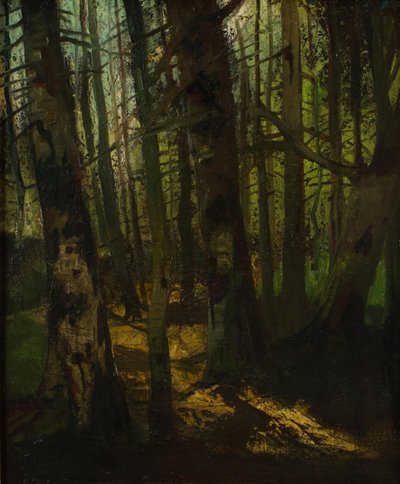 Erdőirtás alkotó: Anton Müller Wischin