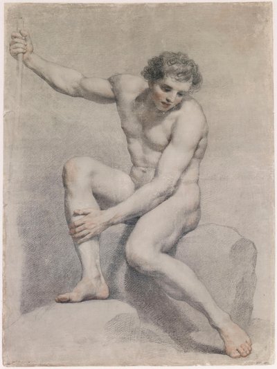Ülő férfi akt alkotó: Anton Raphael Mengs