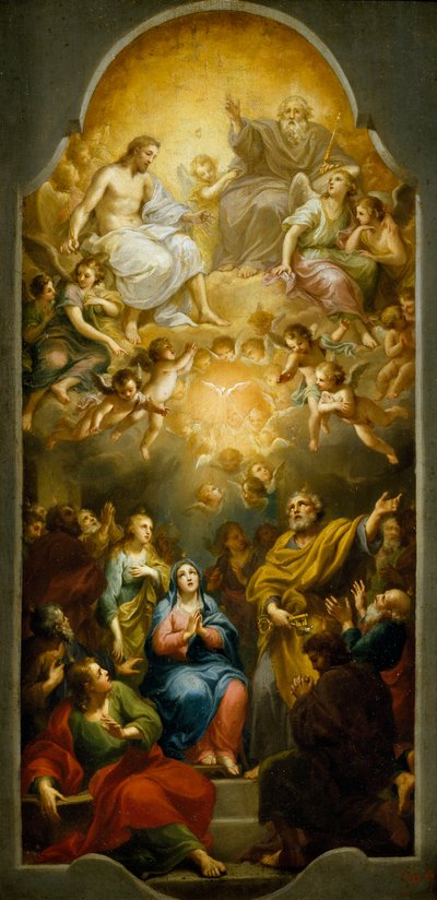 A Szentlélek alászállása, Anton Raphael Mengs alkotó: Anton Raphael Mengs
