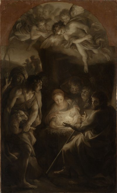 A pásztorok imádása alkotó: Anton Raphael Mengs