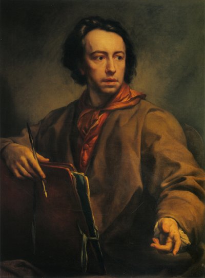 Olaszul:  Autoritratto Önarckép alkotó: Anton Raphael Mengs