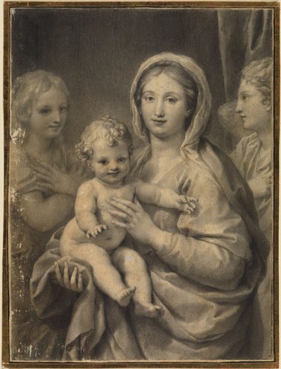 Madonna a gyermekkel és két angyallal alkotó: Anton Raphael Mengs