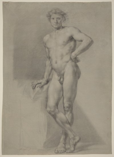 Férfi akt tanulmány alkotó: Anton Raphael Mengs