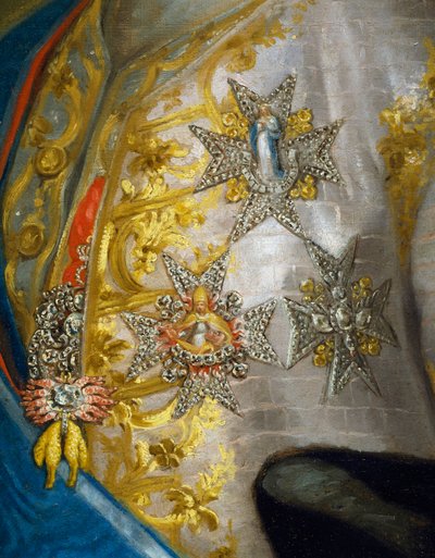 Don Luis Antonio Jaime de Bourbon portréja, Anton Raphael Mengs, részlet, 1774 körül, olaj, vászon alkotó: Anton Raphael Mengs