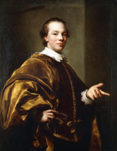 John, Galloway 7. grófjának portréja, háromnegyed hosszúságú, 1758 körül alkotó: Anton Raphael Mengs