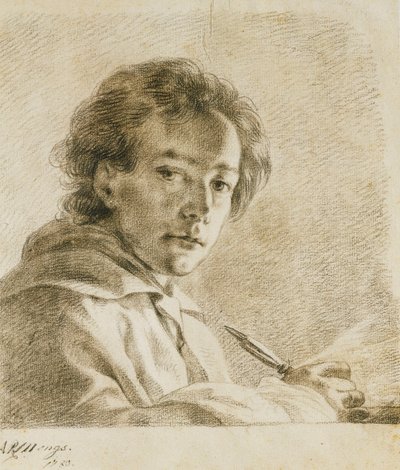 A művész portréja, 1750 alkotó: Anton Raphael Mengs