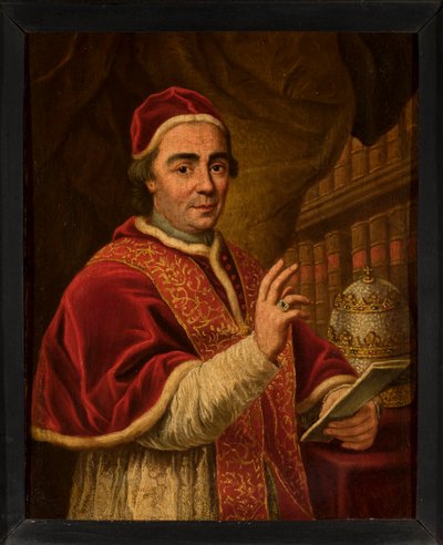 XIII. Kelemen pápa portréja alkotó: Anton Raphael Mengs