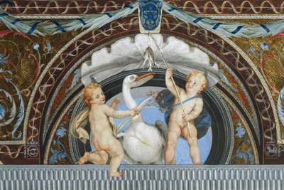 Putti Pelikánnal, Anton Raphael Mengs, részlet, vegyes technika alkotó: Anton Raphael Mengs