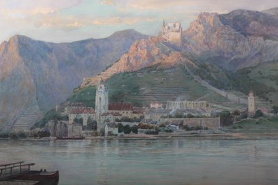 Anton Reckziegel Dürnstein látképe alkotó: Anton Reckziegel