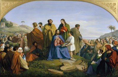 kenyérszaporítás alkotó: Anton Ritter von Perger