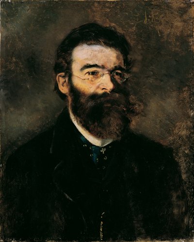 A belgyógyász Samuel Stern professzor (?) alkotó: Anton Romako