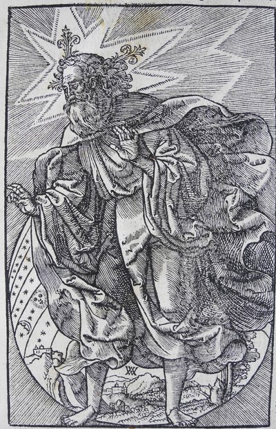 A világ teremtése, a Worms Bibliából, 1529. alkotó: Anton Woensam