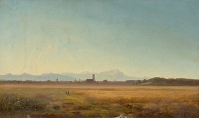 Kilátás Münchenre alkotó: Anton Zwengauer