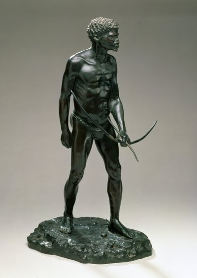 Bushman vadászat alkotó: Anton van Wouw