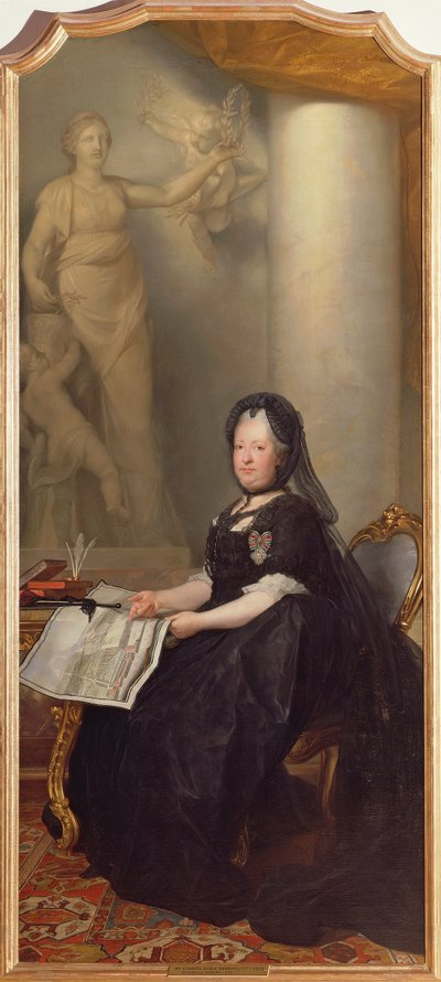 Mária Terézia, a Szent Római Birodalom császárnőjének portréja alkotó: Anton von Maron