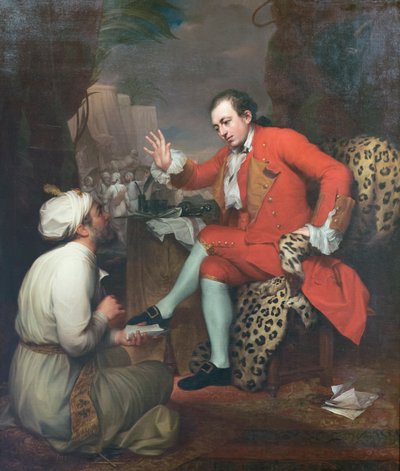 Sir Robert Clive portréja alkotó: Anton von Maron