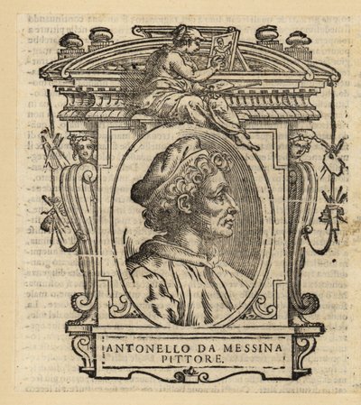 Messinai Anthony portréja, a szicíliai messinai olasz festő, az olasz reneszánsz korszaka, 1430-1479 körül alkotó: Antonello da (after) Messina