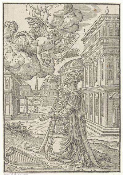 Térdelő David alkotó: Antoni van Leest