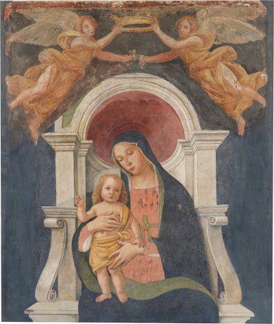Antoniazzo Romano - Madonna és gyermeke, 1495 körül. alkotó: Antoniazzo Romano