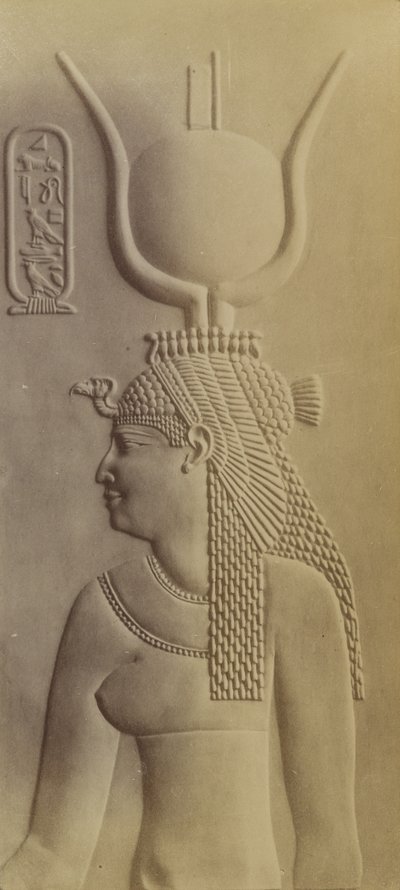 Kleopátra, Dendera temploma alkotó: Antonio Beato