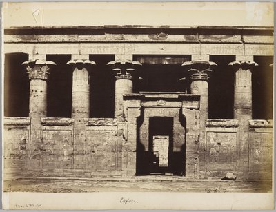 Edfu, Egyiptom alkotó: Antonio Beato