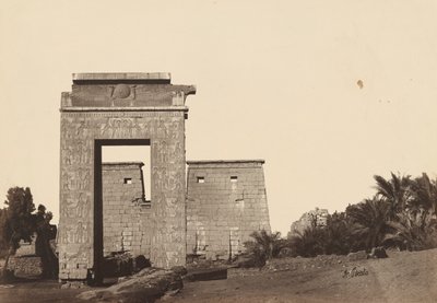 Karnak: Khonsu kapuja alkotó: Antonio Beato