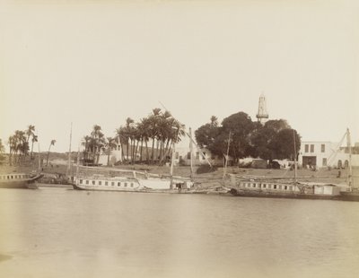 Kilátás Afsouanra, Egyiptom alkotó: Antonio Beato
