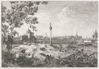 Kilátások: Padova képzeletbeli kilátása alkotó: Antonio Canaletto