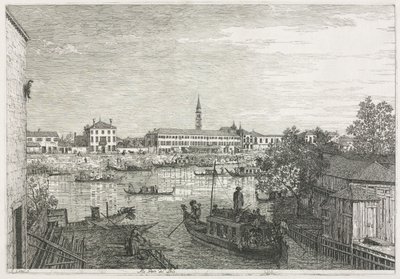Nézetek: Dolo kikötője, 1735-1746. alkotó: Giovanni Antonio Canal