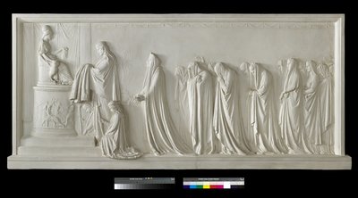 Hecuba felajánlja a peplumot Pallas Athénének, 1790-92 (gipsz) alkotó: Antonio Canova