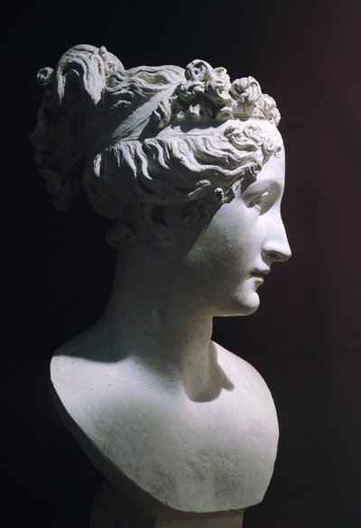 Paolina Borghese, mint Venus Victrix, Antonio Canova (1757-1822), fehér márvány alkotó: Antonio Canova