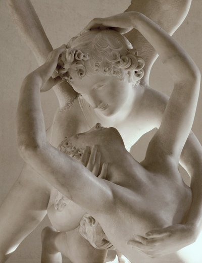 Psyche, akit Amor csókja hozott vissza az életbe ... alkotó: Antonio Canova