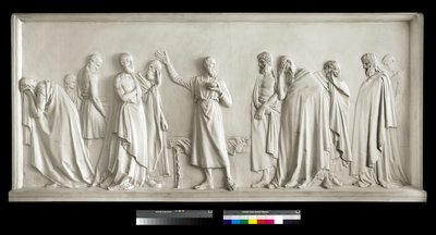 Szókratész issza a bürök csészét, 1787-90 (gipsz) alkotó: Antonio Canova