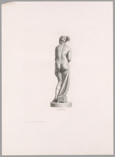 Vénusz, hátulnézet, a Work by Canova kínálatából alkotó: Antonio Canova