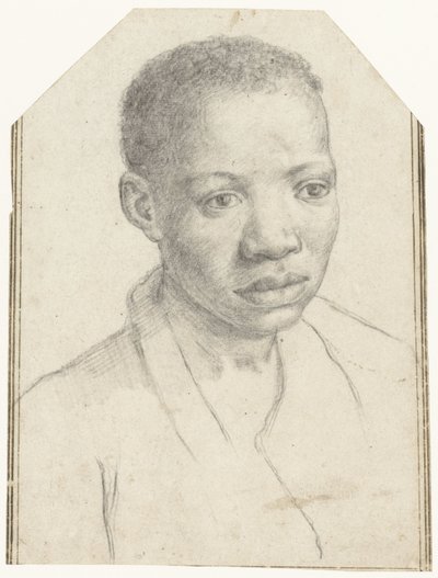 Egy fekete fiú portréja alkotó: Antonio Carracci