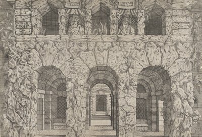 Egy barlang, kb. 1545. alkotó: Antonio Fantuzzi