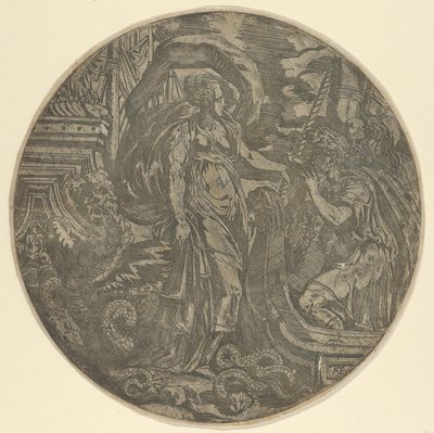Circe italt ad Ulysses társainak, 1540-45. alkotó: Antonio Fantuzzi