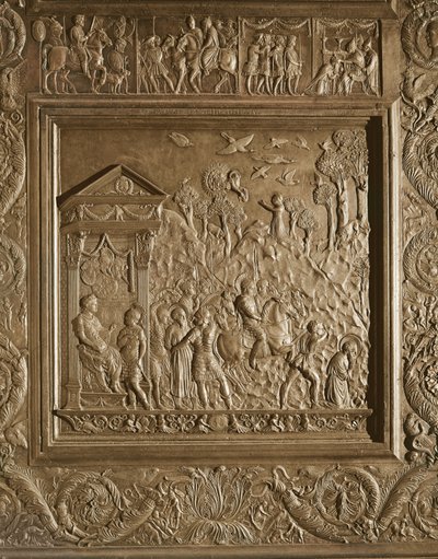 Szent Pál mártíromsága, részlet a bazilika központi ajtajáról, 1439-45 (bronz) díszítéssel (lásd még: 247330-247337) alkotó: Antonio Filarete