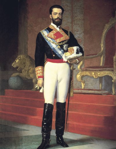 Savoyai Aostai Amedeus, I. Amedeus, Spanyolország királya (olaj, vászon) alkotó: Antonio Gisbert