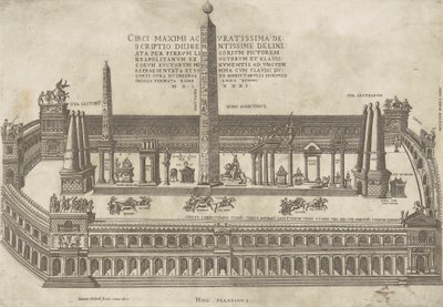 A Circus Maximus nagyon pontos leírása alkotó: Antonio Lafreri