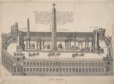 A Circus Maximus nagyon pontos leírása alkotó: Antonio Lafreri