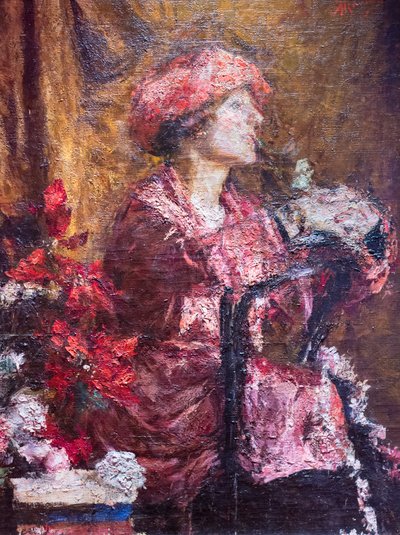 Enrica lilában alkotó: Antonio Mancini