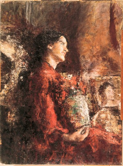 Lidia, 19. század vége – 20. század eleje (olajfestmény) alkotó: Antonio Mancini